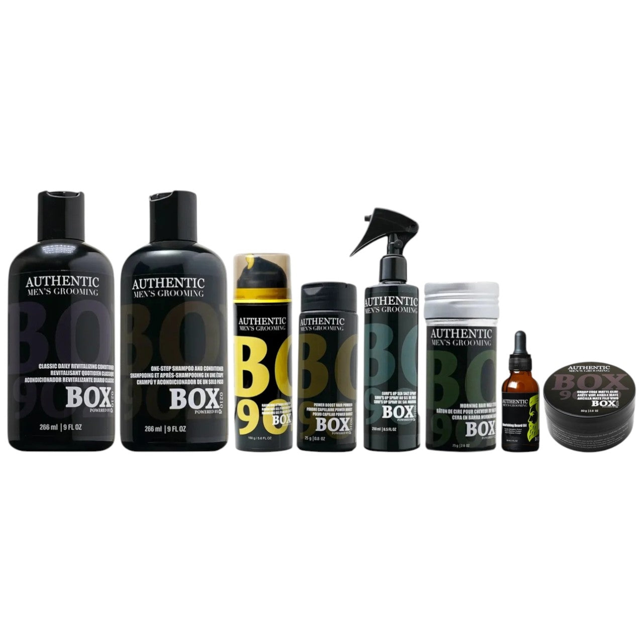 BOX90210 BOX90210 Authentic Men's Grooming Commitment Package 83 pc.