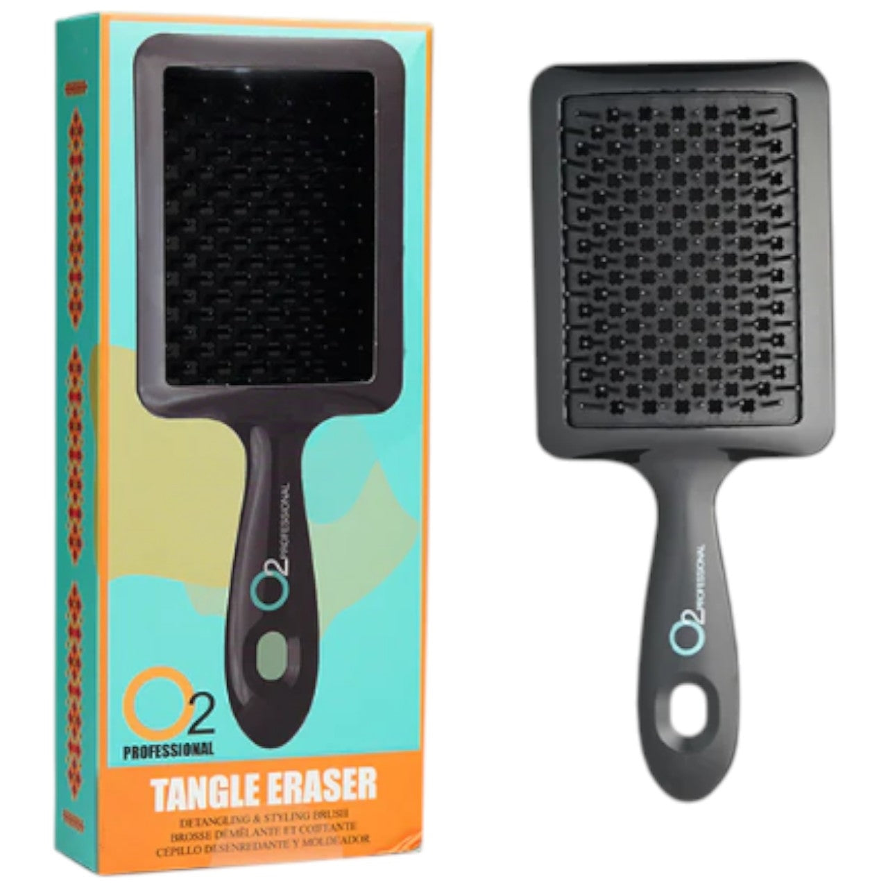 O2 TANGLE ERASER Detangling & Styling Brush